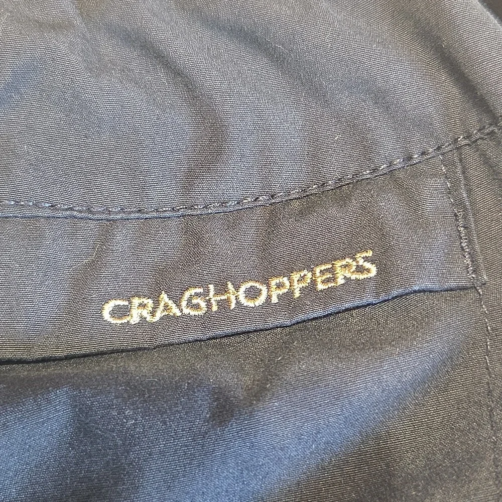 Craghoppers Cargo Hiking Pants Men's 34L Navy Blue Outdoor Travel Utility Pants